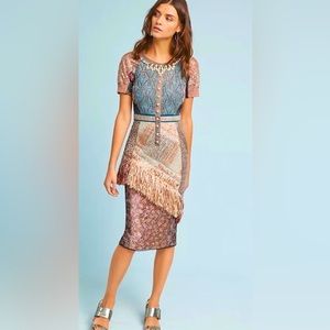 NWT Anthropologie Byron Lars Beachcomber Column Dress